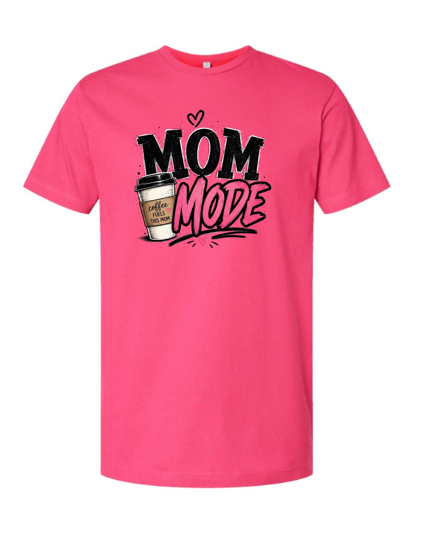 Mom Mode Tee – Coffee Fuels This Mom