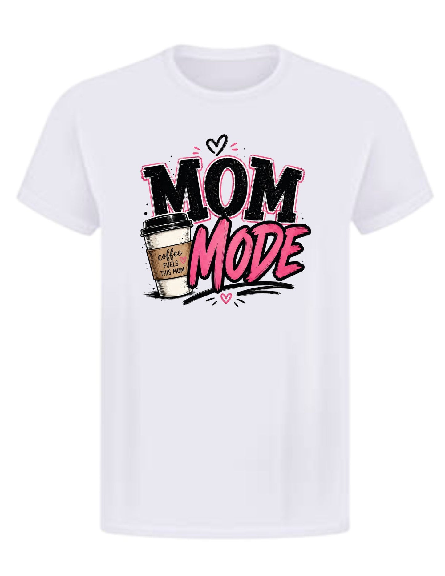 Mom Mode Tee – Coffee Fuels This Mom